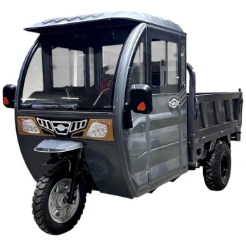 Грузовой электротрицикл Yasmand Гидравлика С900 Кабина Гибрид Offroad 1500W 60V32Ah