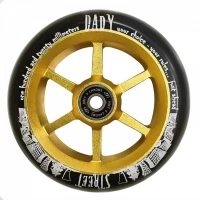 КОЛЕСО 6ST 120 MM STREET DADY золотое