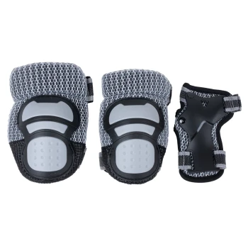 Набор защиты Tech Team Safe fit teens 4.0 Gray (серый) размер S